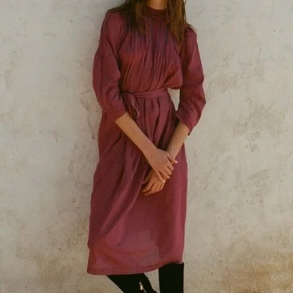 Doen Dresses & Skirts - NWT Doen Red Blue Rossendale Valley Plaid Ranger Dress S